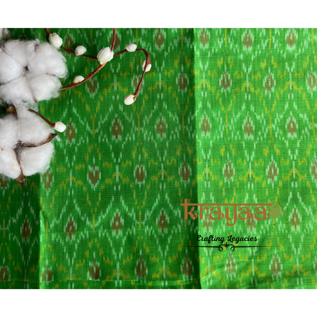 Ikkat Silk Cotton Blouse Fabrics