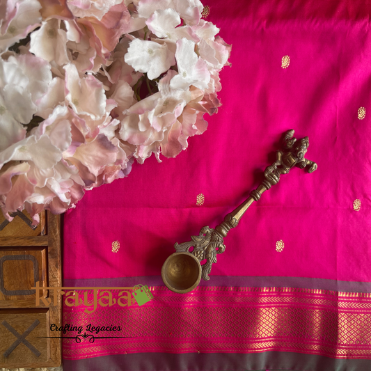 Handwoven Paithani Silk Saree