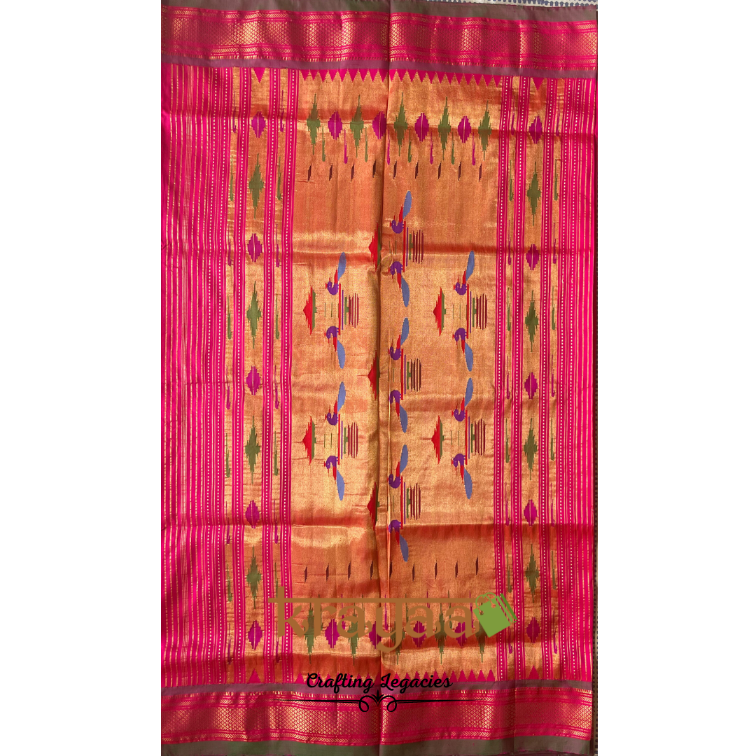 Handwoven Paithani Silk Saree