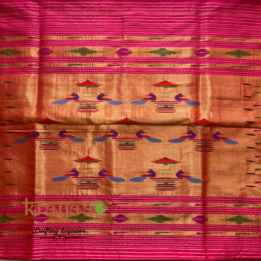 Handwoven Paithani Silk Saree