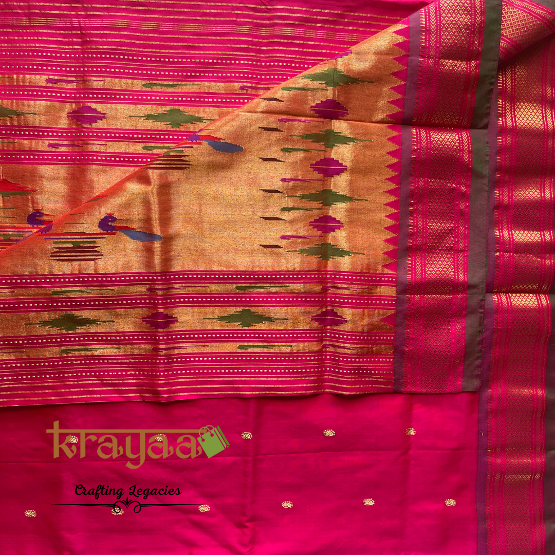 Handwoven Paithani Silk Saree