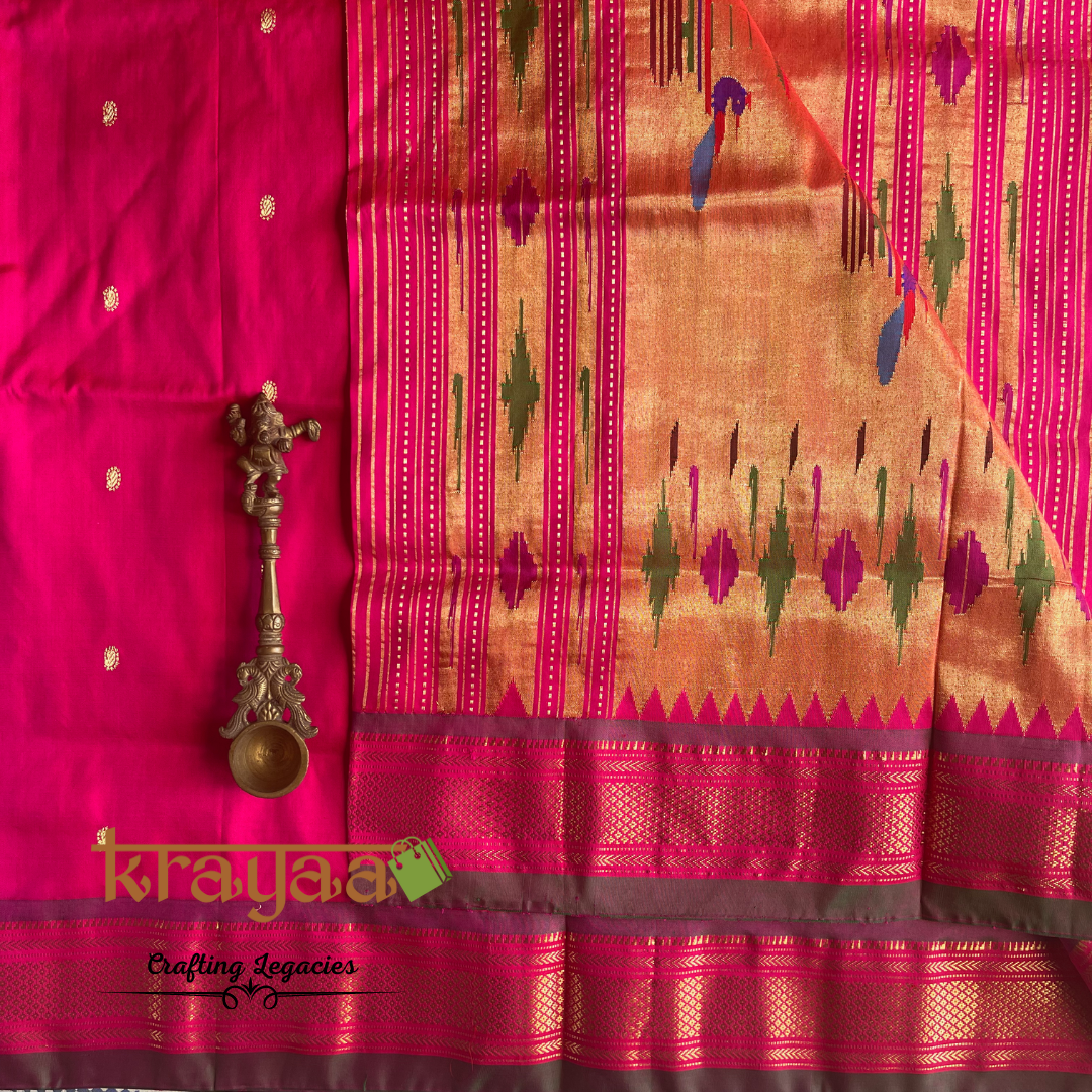 Handwoven Paithani Silk Saree