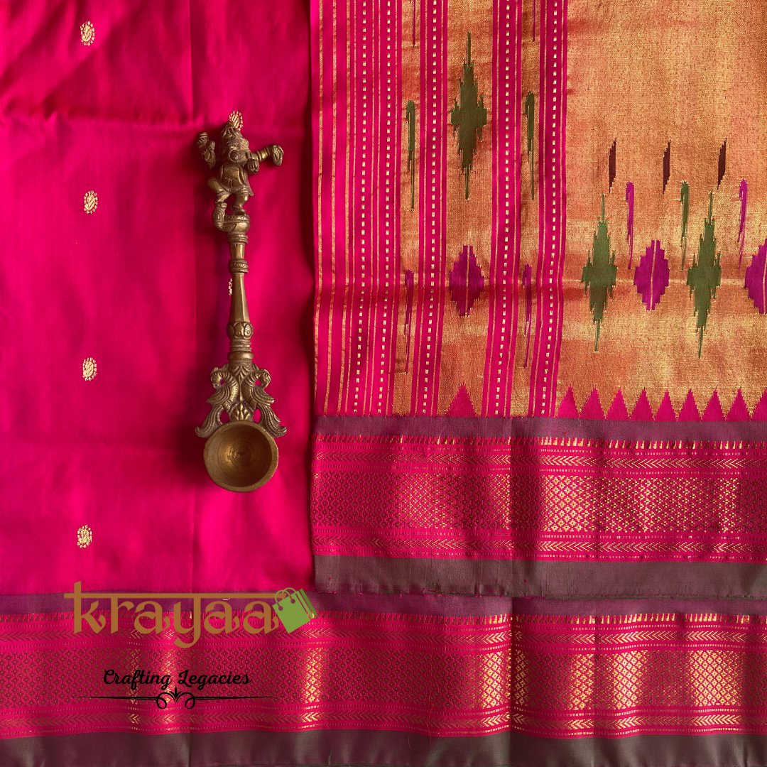 Handwoven Paithani Silk Saree