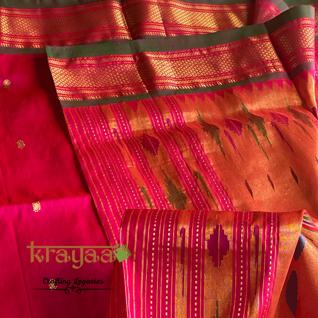 Handwoven Paithani Silk Saree