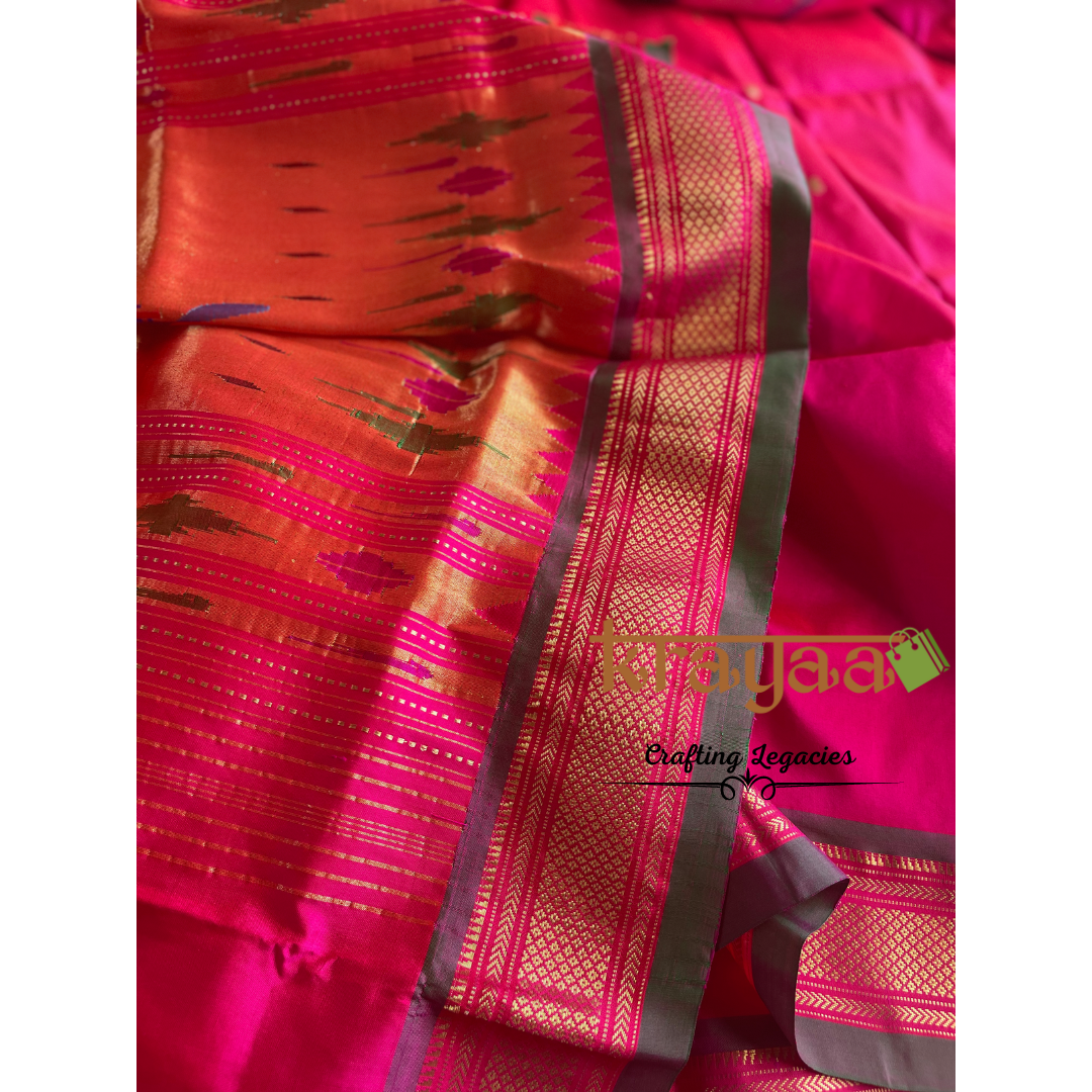 Handwoven Paithani Silk Saree