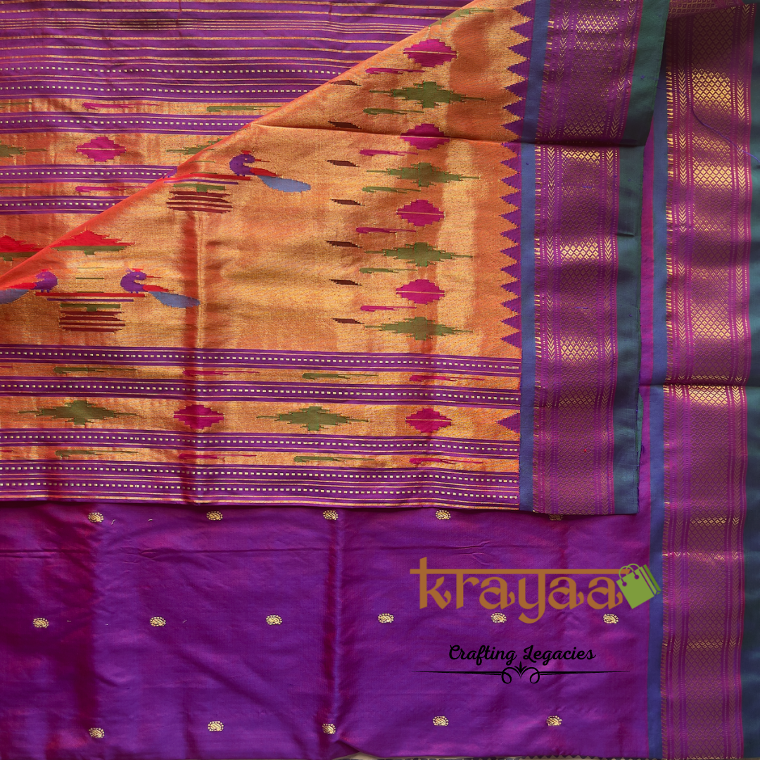 Handwoven Paithani Silk Saree