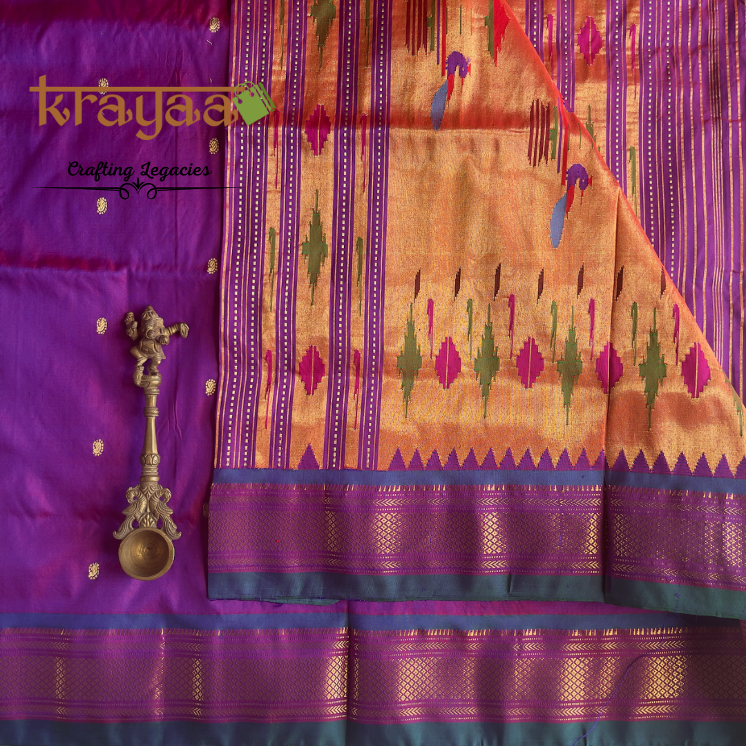 Handwoven Paithani Silk Saree