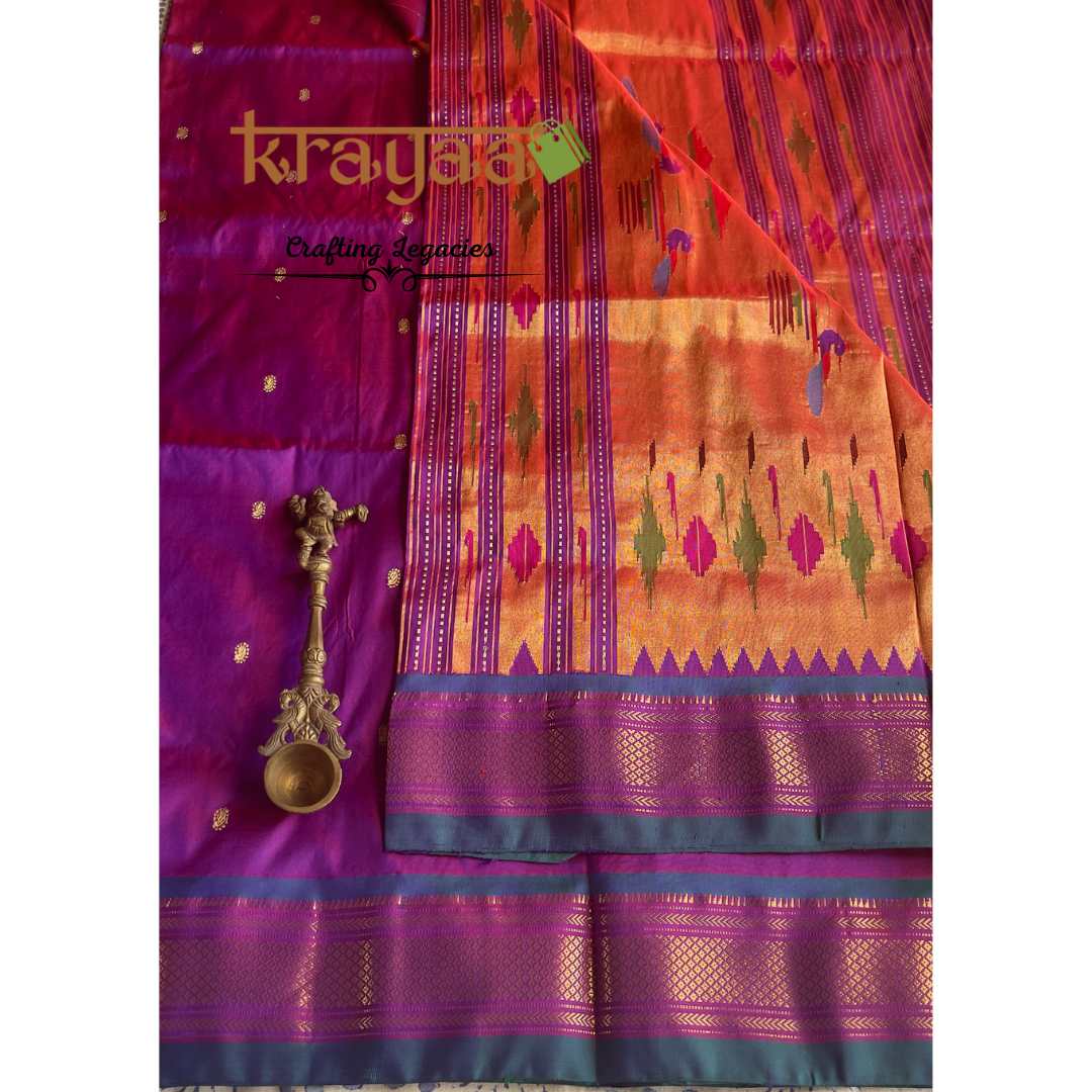 Handwoven Paithani Silk Saree