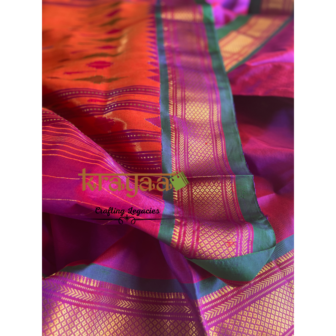 Handwoven Paithani Silk Saree