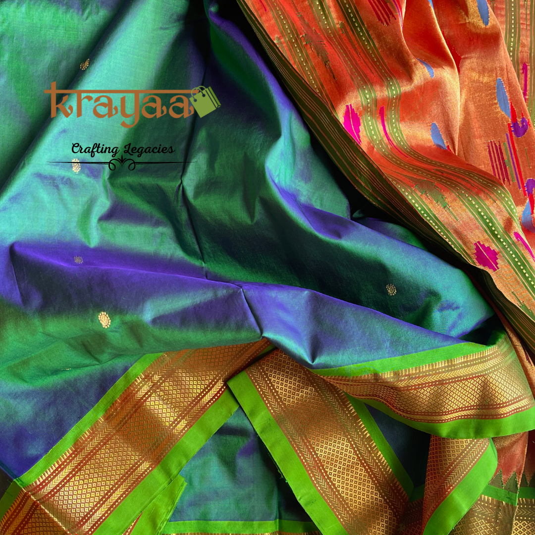 Handwoven Paithani Silk Saree