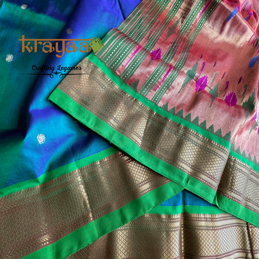 Handwoven Paithani Silk Saree