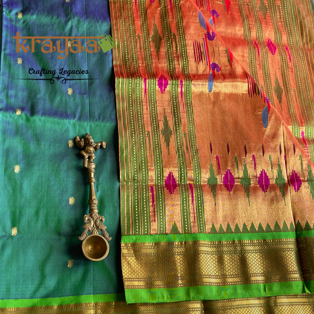 Handwoven Paithani Silk Saree