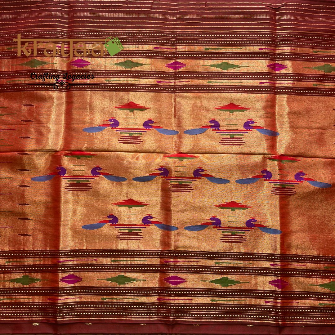 Handwoven Paithani Silk Saree