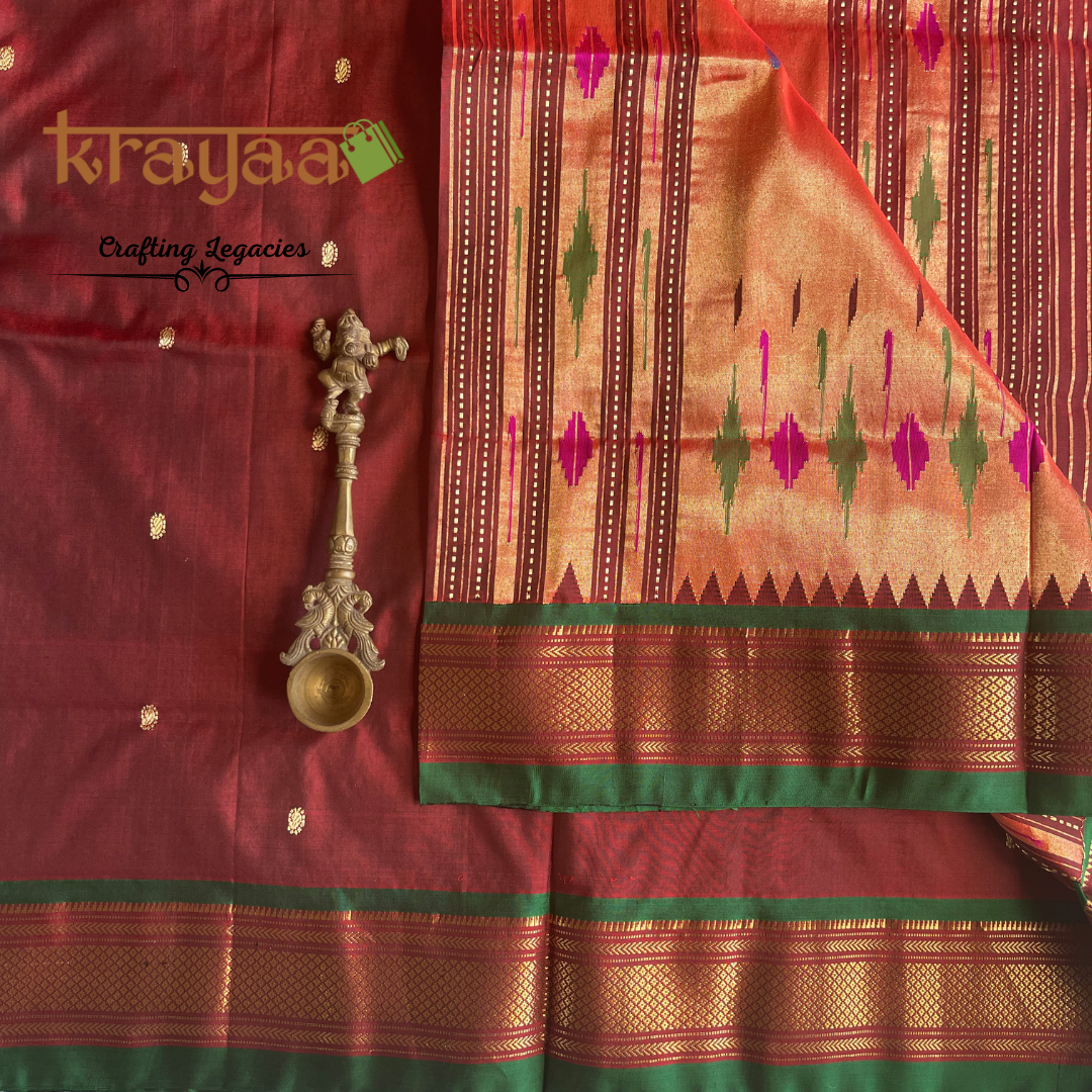 Handwoven Paithani Silk Saree