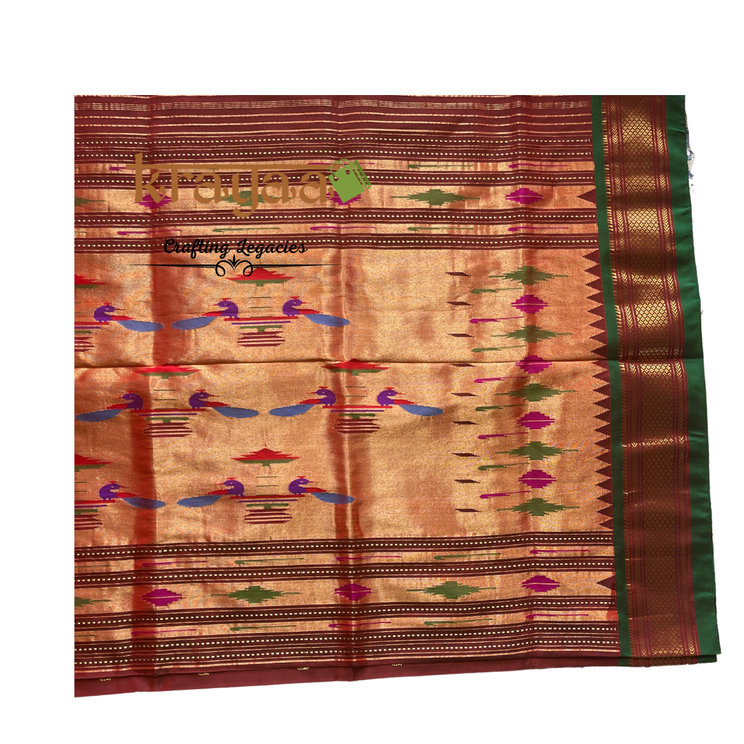 Handwoven Paithani Silk Saree