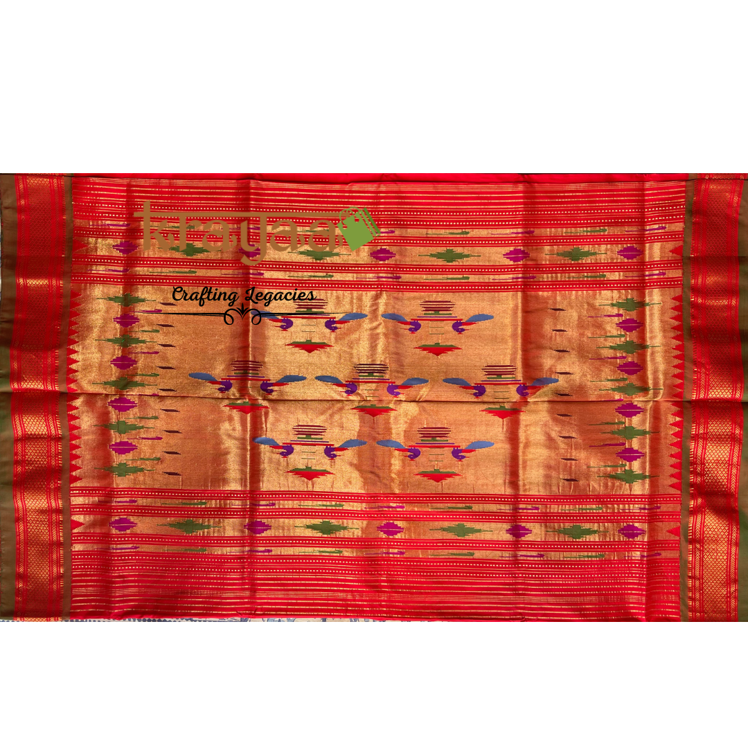 Handwoven Paithani Silk Saree