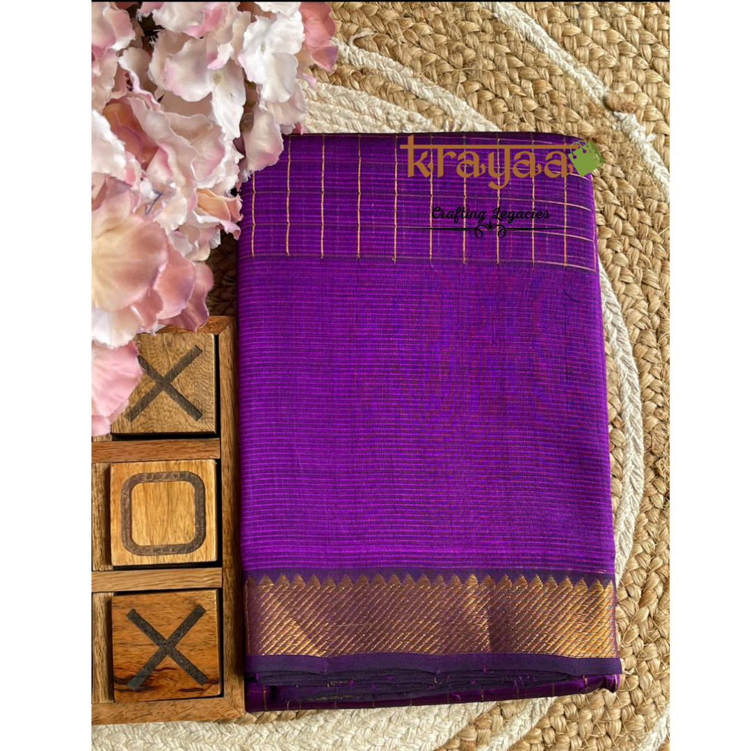 Handwoven Mangalagiri Silk CottonSaree