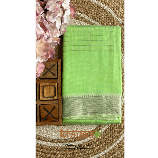 Handwoven Mangalagiri Silk CottonSaree