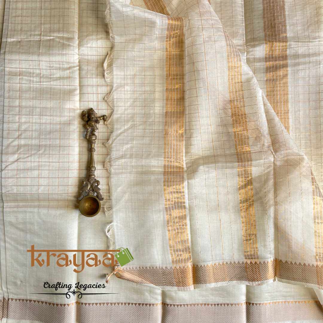 Handwoven Mangalagiri Silk CottonSaree