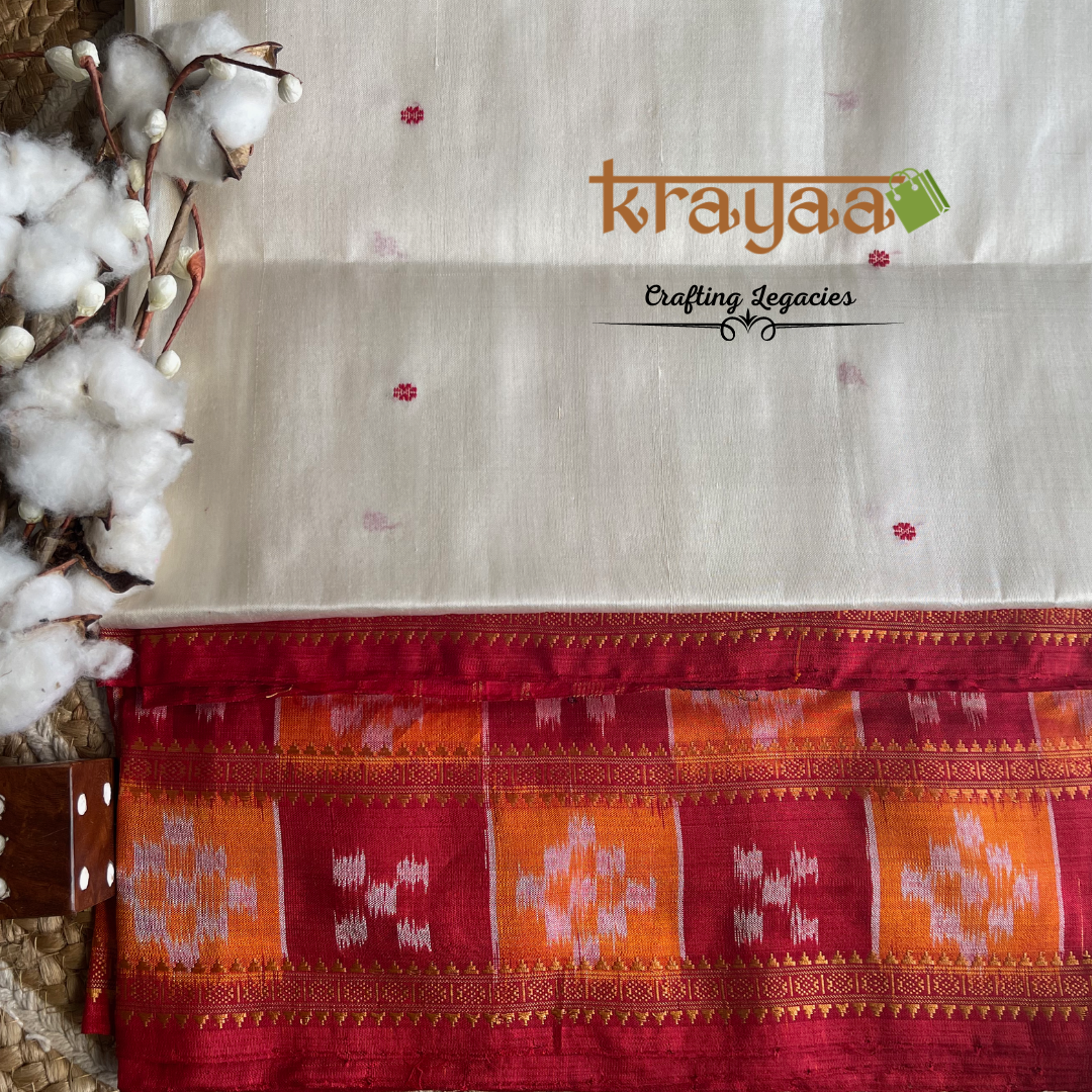 fcity.in - Sambalpuri Silk Saree Pasapalli Meena Border Saree Sambalpuri  Saree