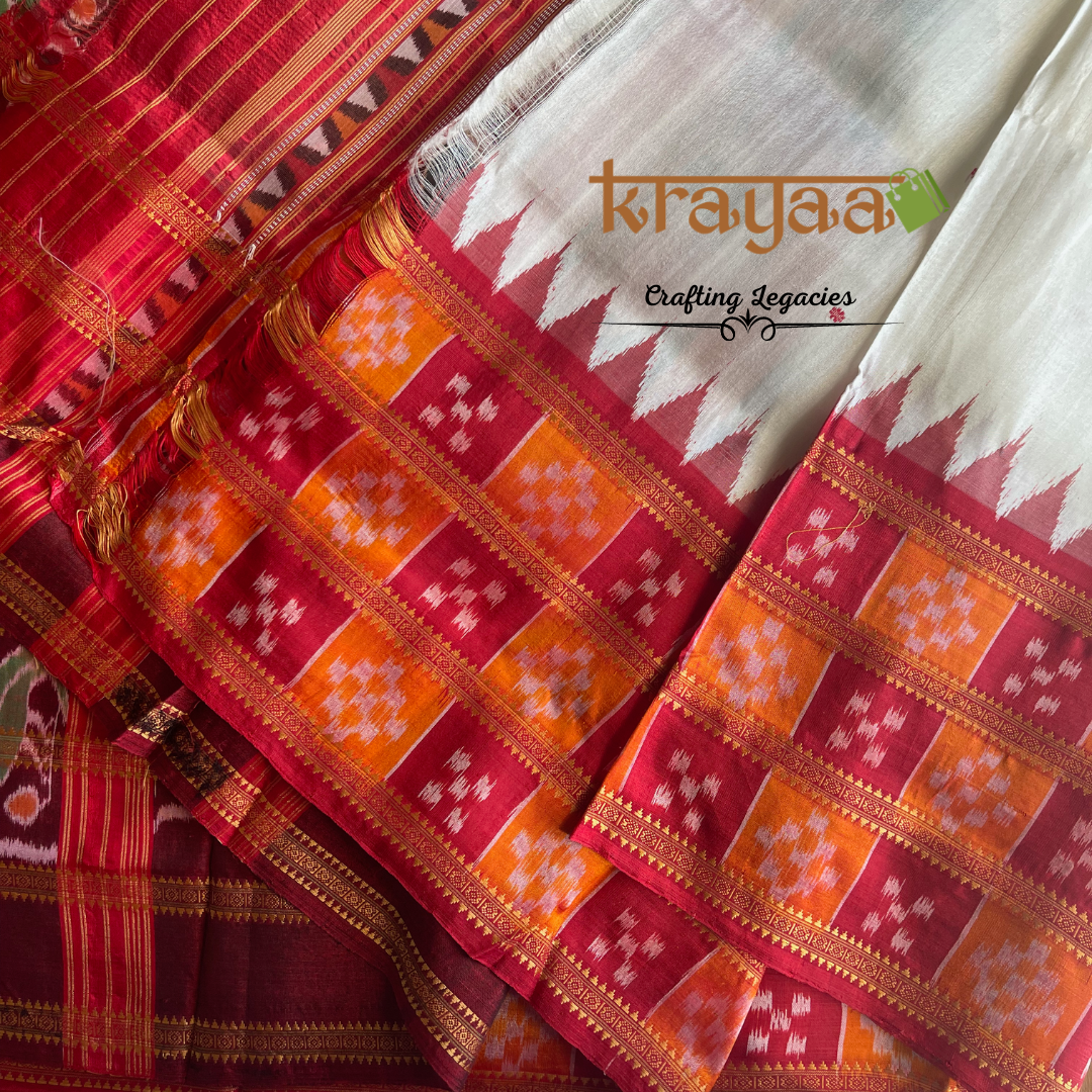 Khandua Silk With Pasapalli Border