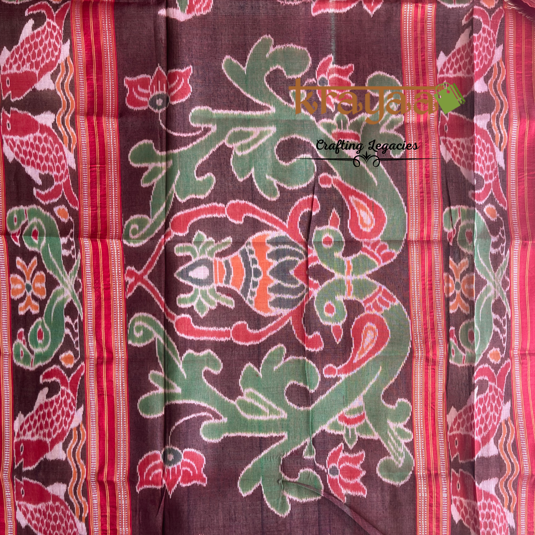 Khandua Silk With Pasapalli Border