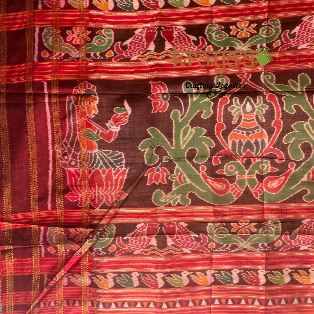 Khandua Silk With Pasapalli Border