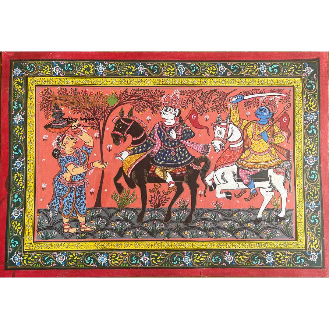 Pattachitra - Kanchi Bijaya