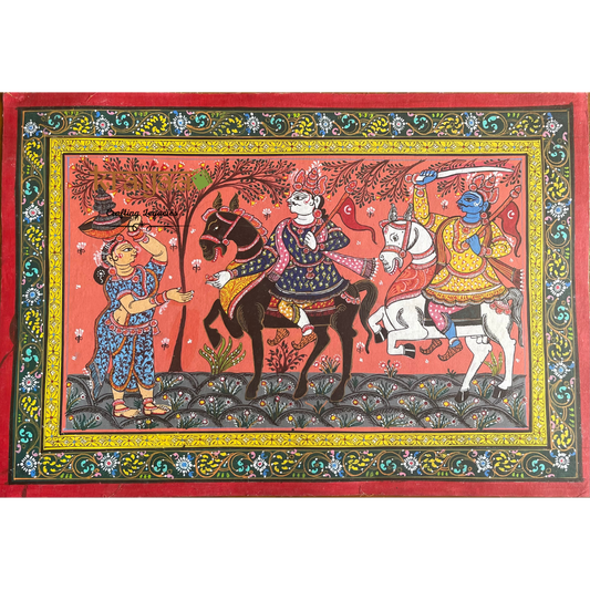 Pattachitra - Kanchi Bijaya