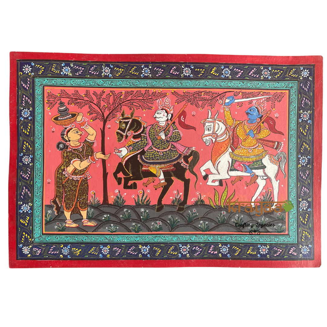 Pattachitra - Kanchi Bijaya