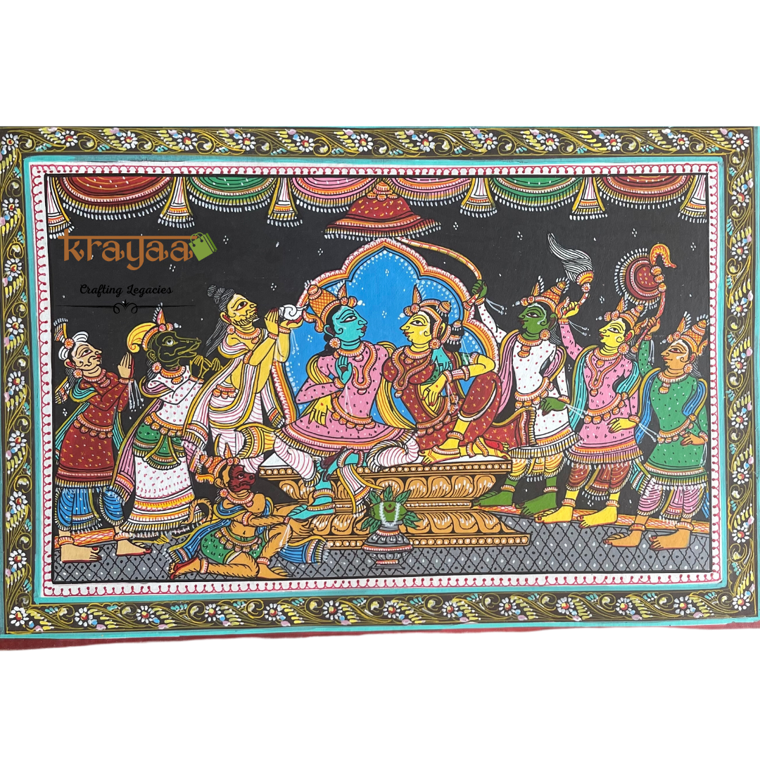 Pattachitra - Shri Rama Pattabhisheka